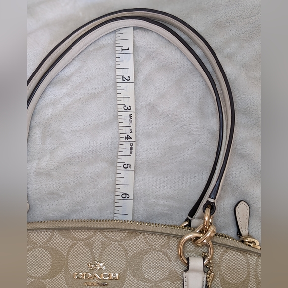 COACH White Monogram handbag - Picture 7 of 12